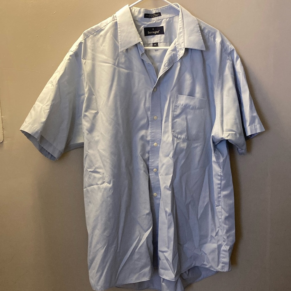 Men’s Barrington Button Up Shirt size 18 | short sleeve